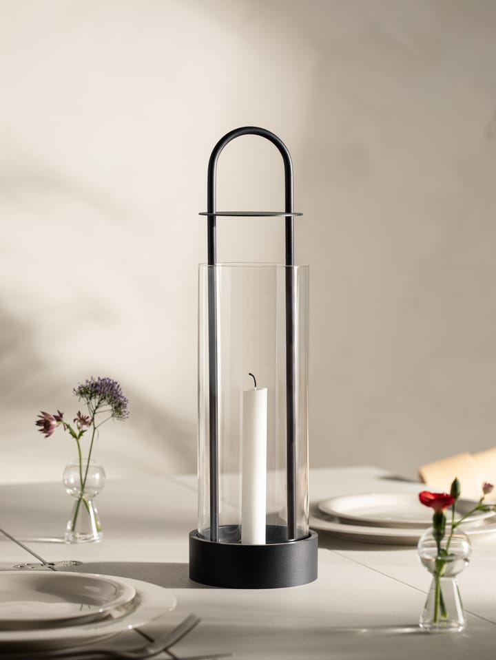Lotus Windlicht, Schwarz Design House Stockholm