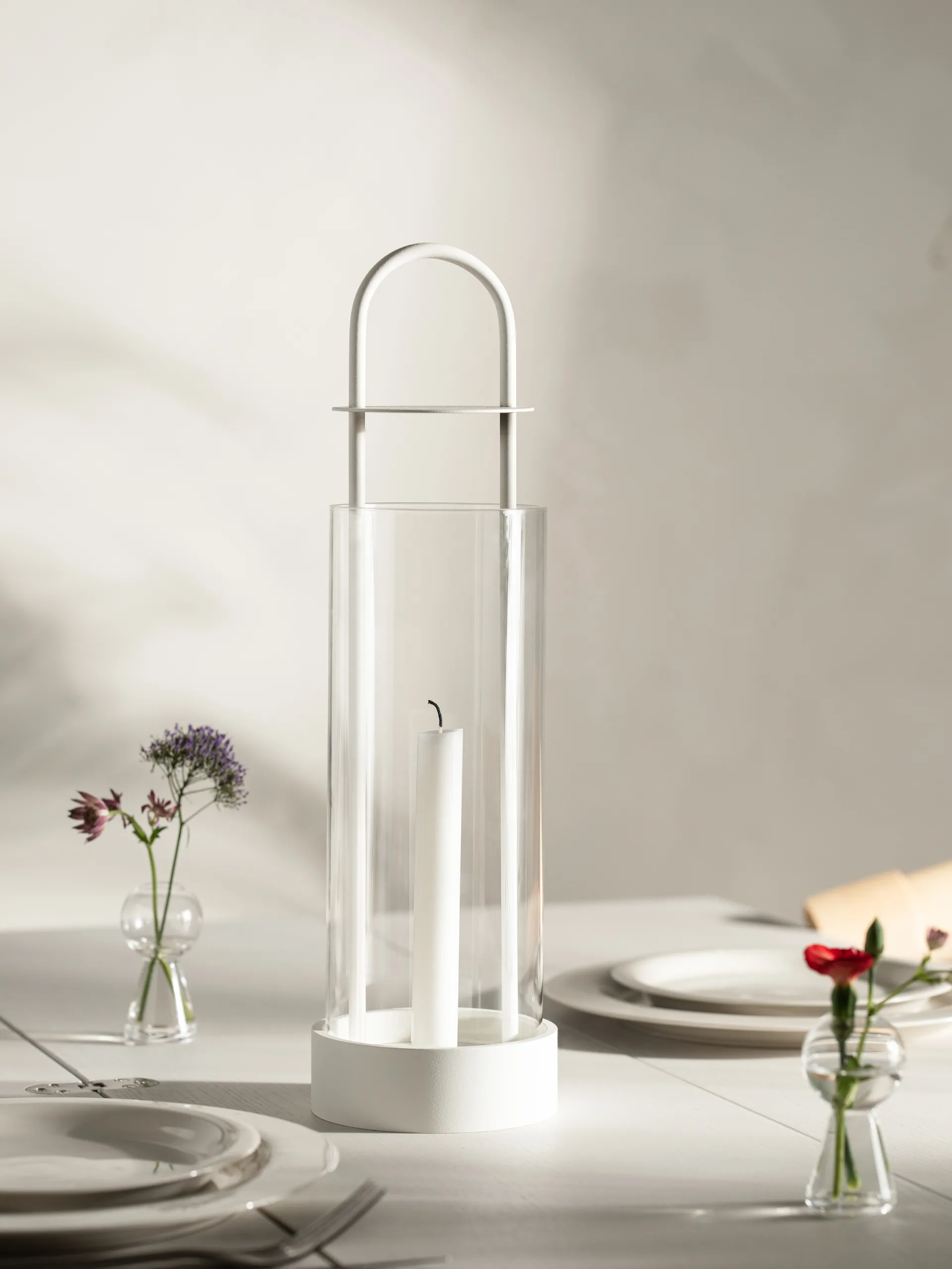 Lotus Windlicht, Weiß Design House Stockholm