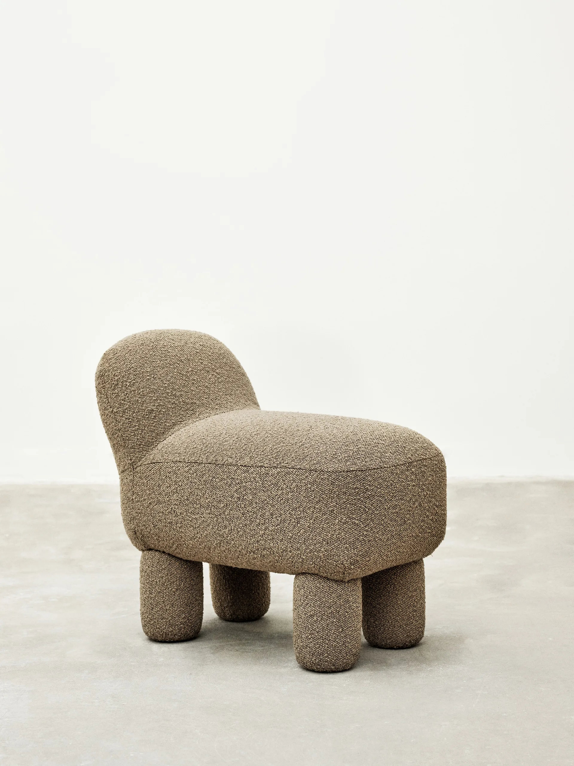 Lulu Pouf 36 x 65cm, Brown Design House Stockholm