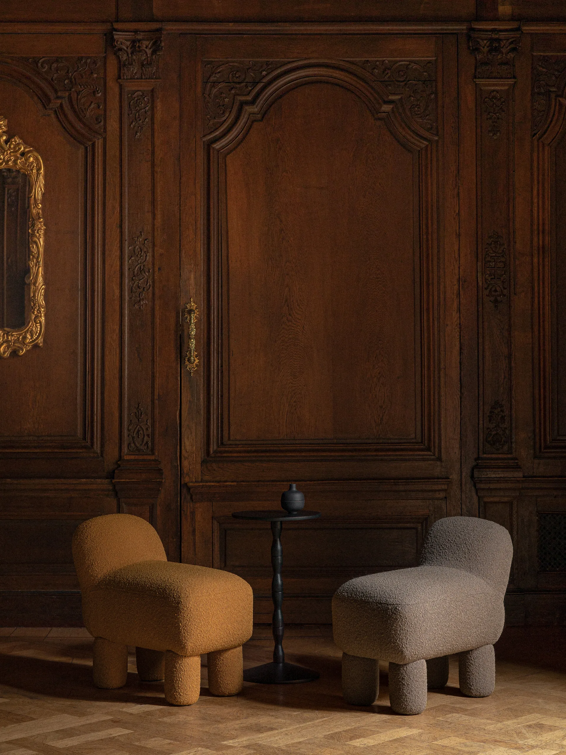 Lulu Pouf 36 x 65cm, Brown Design House Stockholm