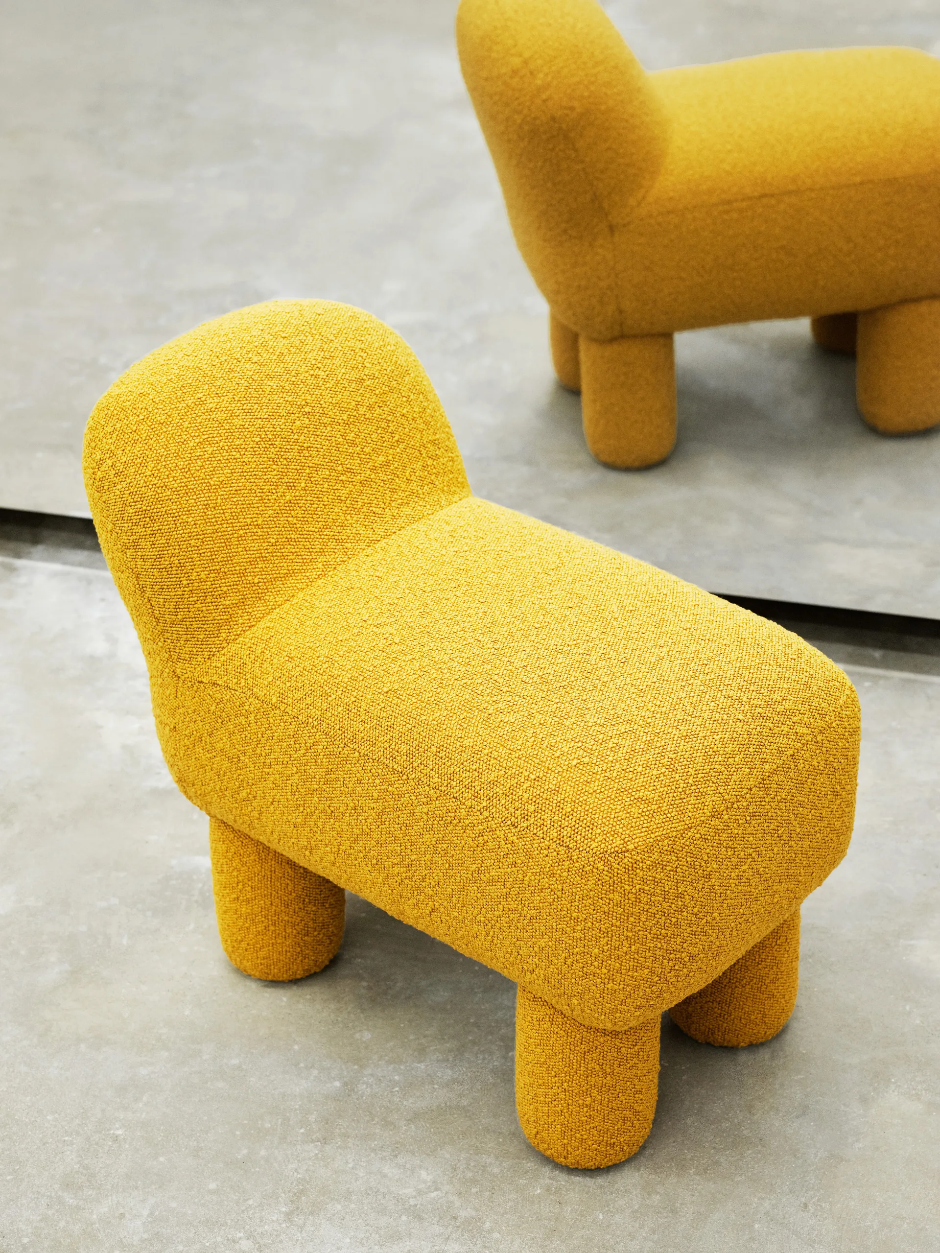 Lulu Pouf 36 x 65cm, Yellow Design House Stockholm