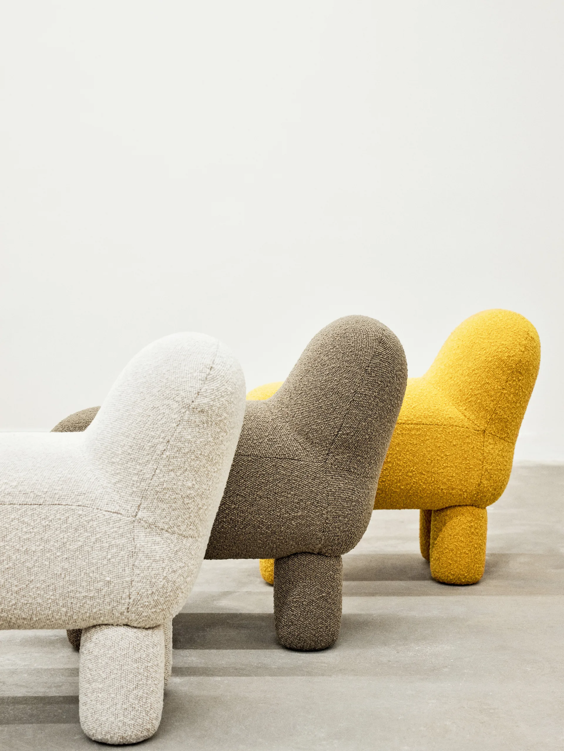 Lulu Pouf 36 x 65cm, Yellow Design House Stockholm