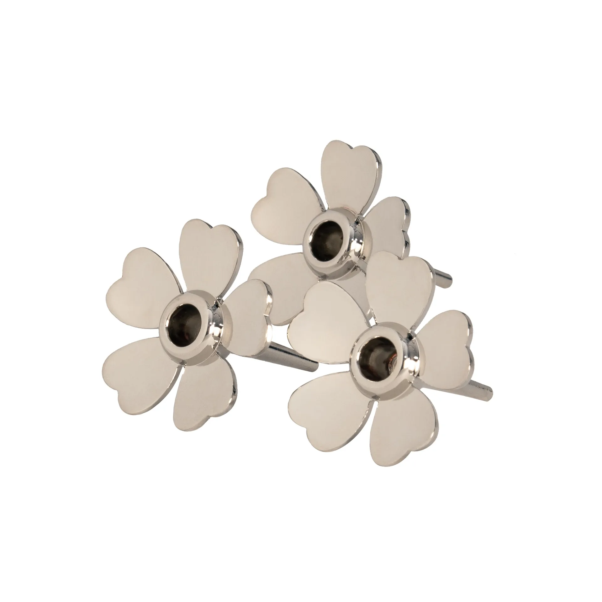 Me to You Kerzenhalter 3er Pack, Nickel Design House Stockholm