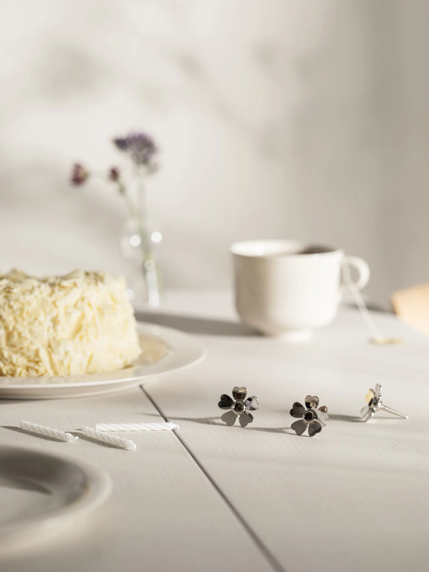 Me to You Kerzenhalter 3er Pack, Nickel Design House Stockholm