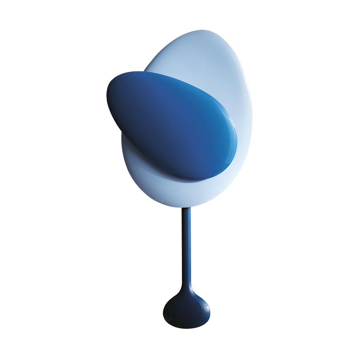 Design House Stockholm Mellow Clock Wanduhr Blue