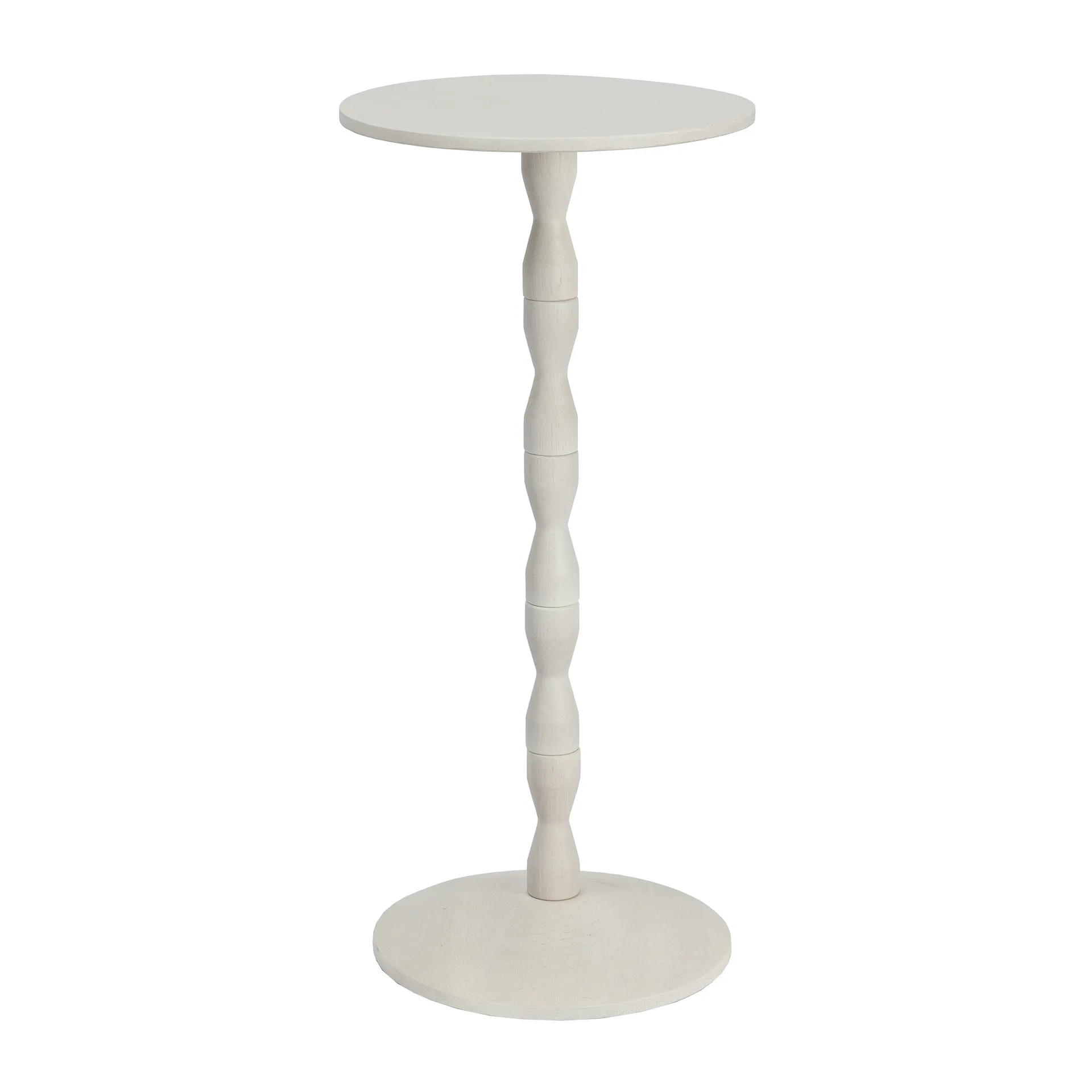 Pedestal Tisch Ø31 x 67,5cm, Stained white grey Design House Stockholm