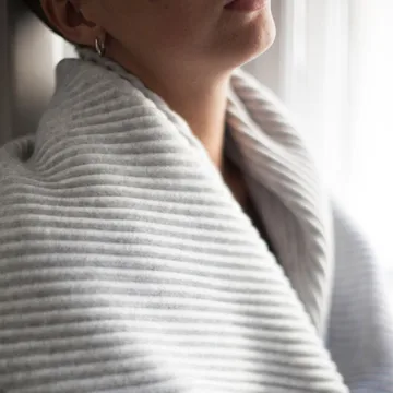 Pleece Decke 140 x 160cm - Hellgrau - Design House Stockholm