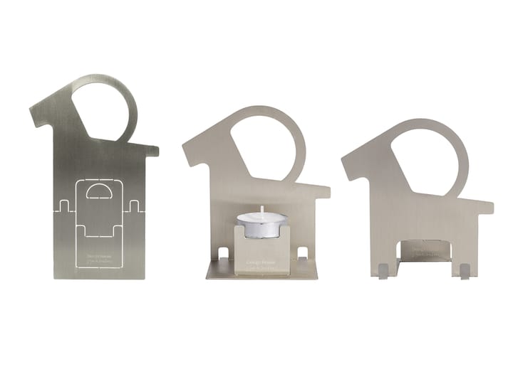 Pop-up Teelichthalter Weihnachtsbock, Edelstahl Design House Stockholm