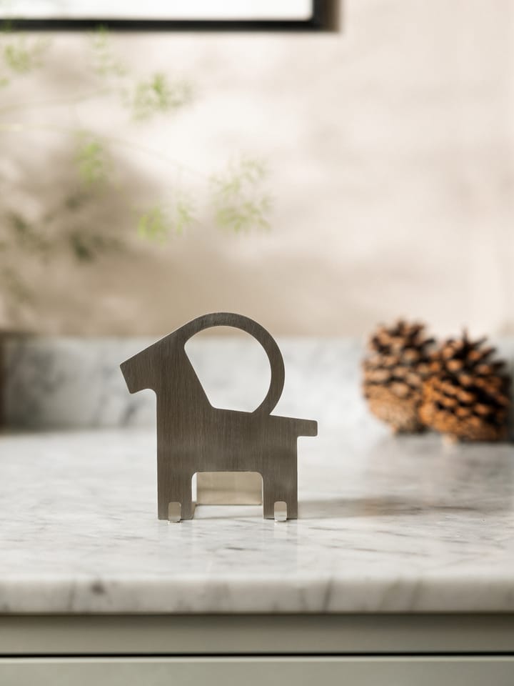 Pop-up Teelichthalter Weihnachtsbock, Messing Design House Stockholm