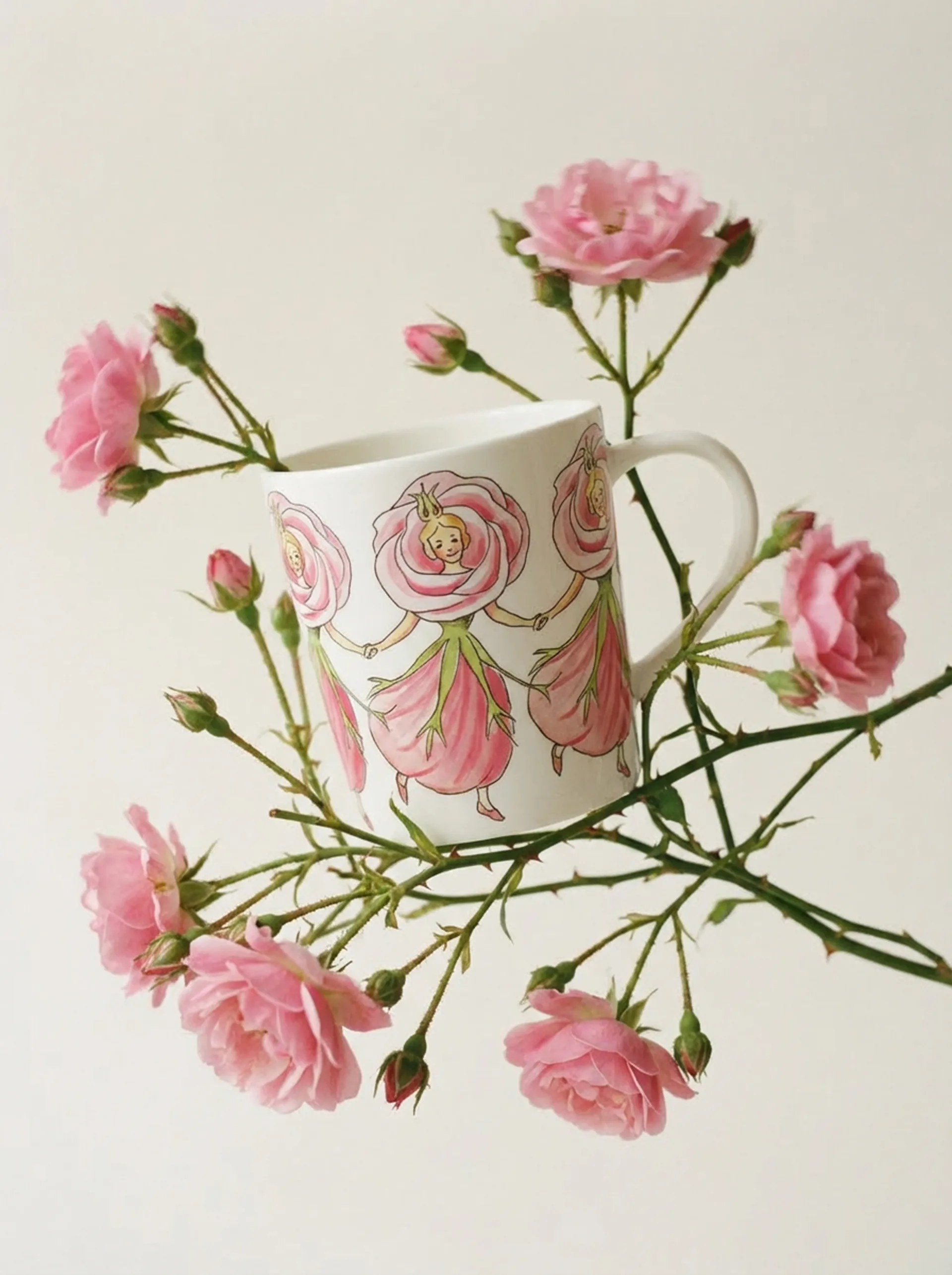 Rose Tasse mit Henkel, 40 cl Design House Stockholm