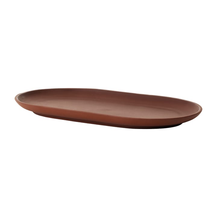 Sand Teller oval 12,5 x 20cm - Red clay - Design House Stockholm