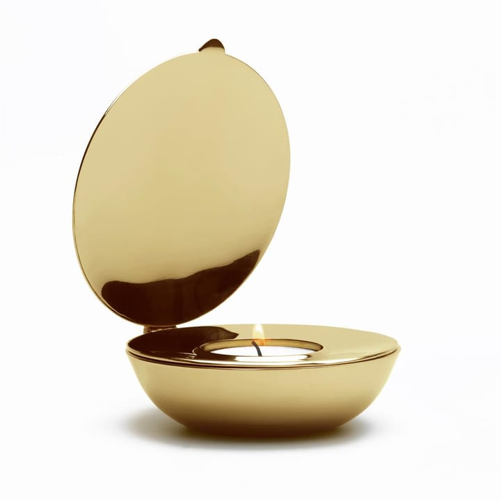 Shell Teelichthalter - Messing - Design House Stockholm