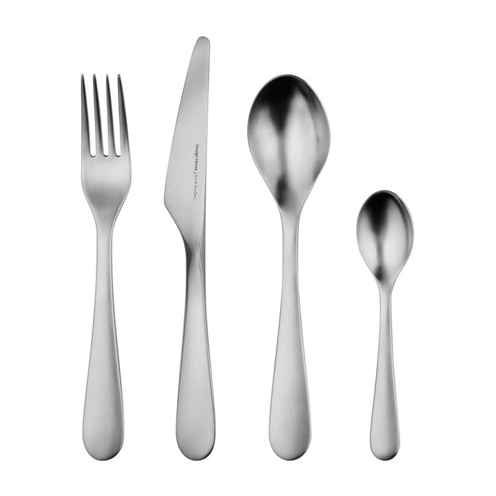 Stockholm Mono Besteckset 16 Teile, Edelstahl Design House Stockholm
