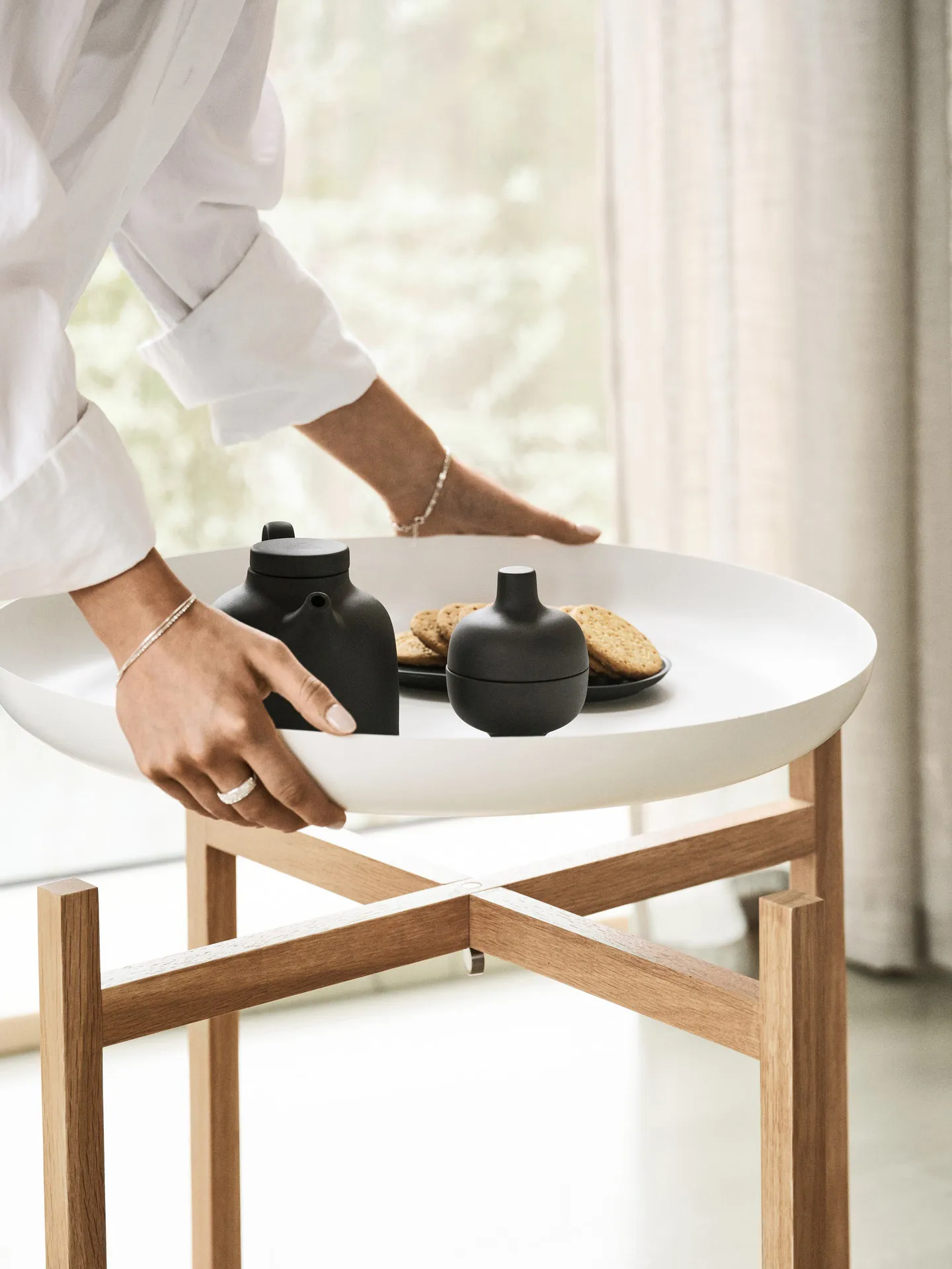 Tablo Tisch Set Beistelltische, High White Design House Stockholm