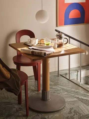 Tock Table Esstisch - Dunkle Eiche, 75x75x76 cm - Design House Stockholm