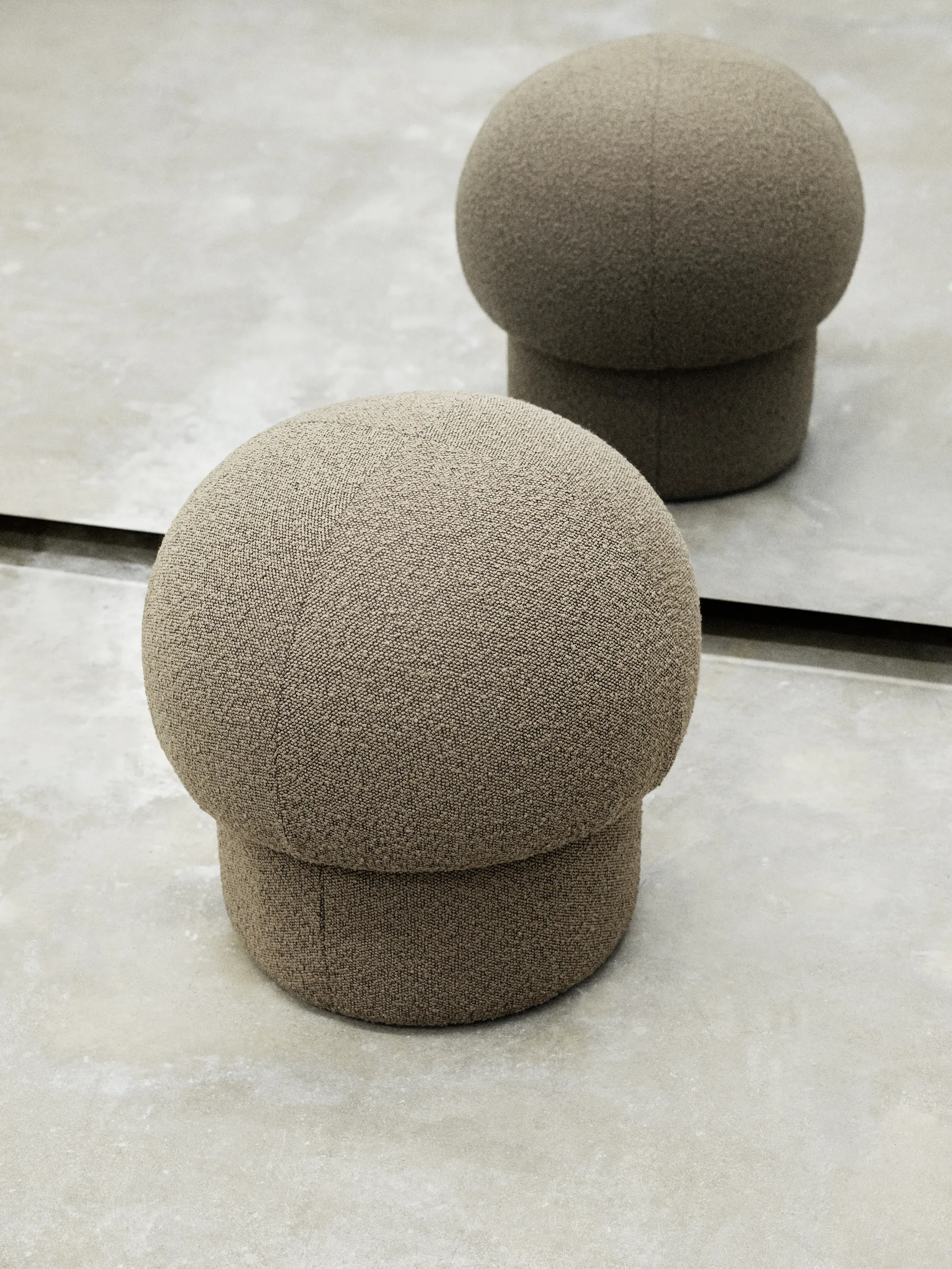Uno Pouf Sitzkissen Ø50cm, Brown Design House Stockholm
