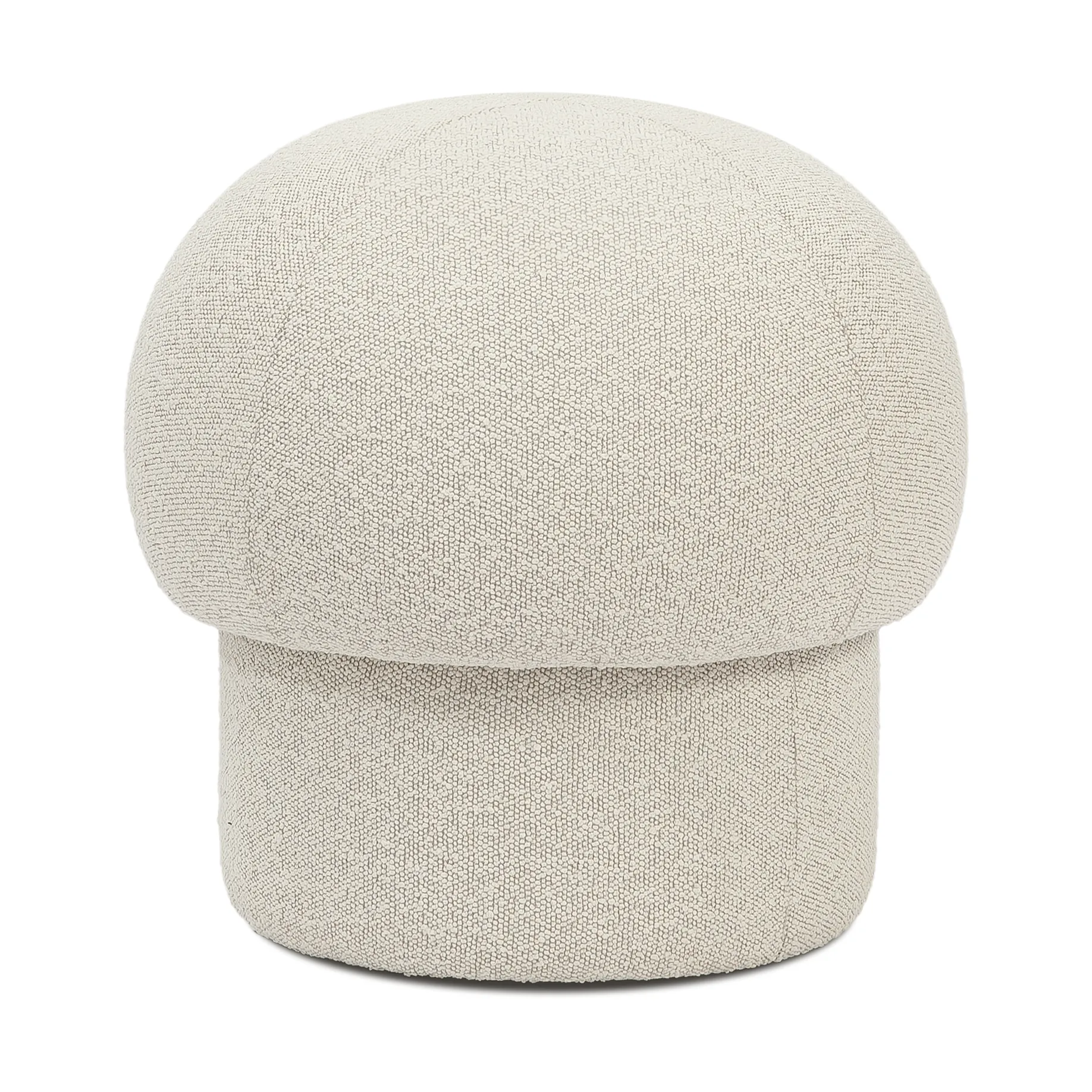 Uno Pouf Sitzkissen Ø50cm, Cream Design House Stockholm