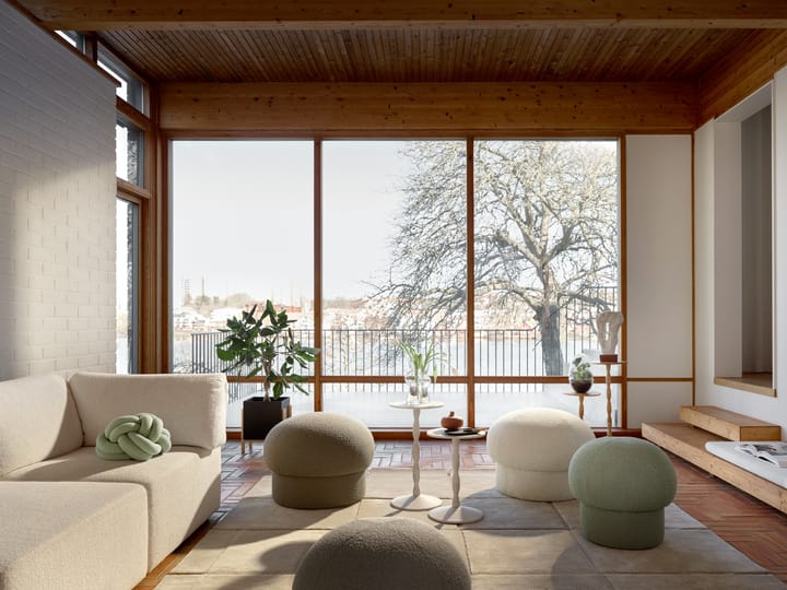 Uno Pouf Sitzkissen Ø65cm, Brown Design House Stockholm