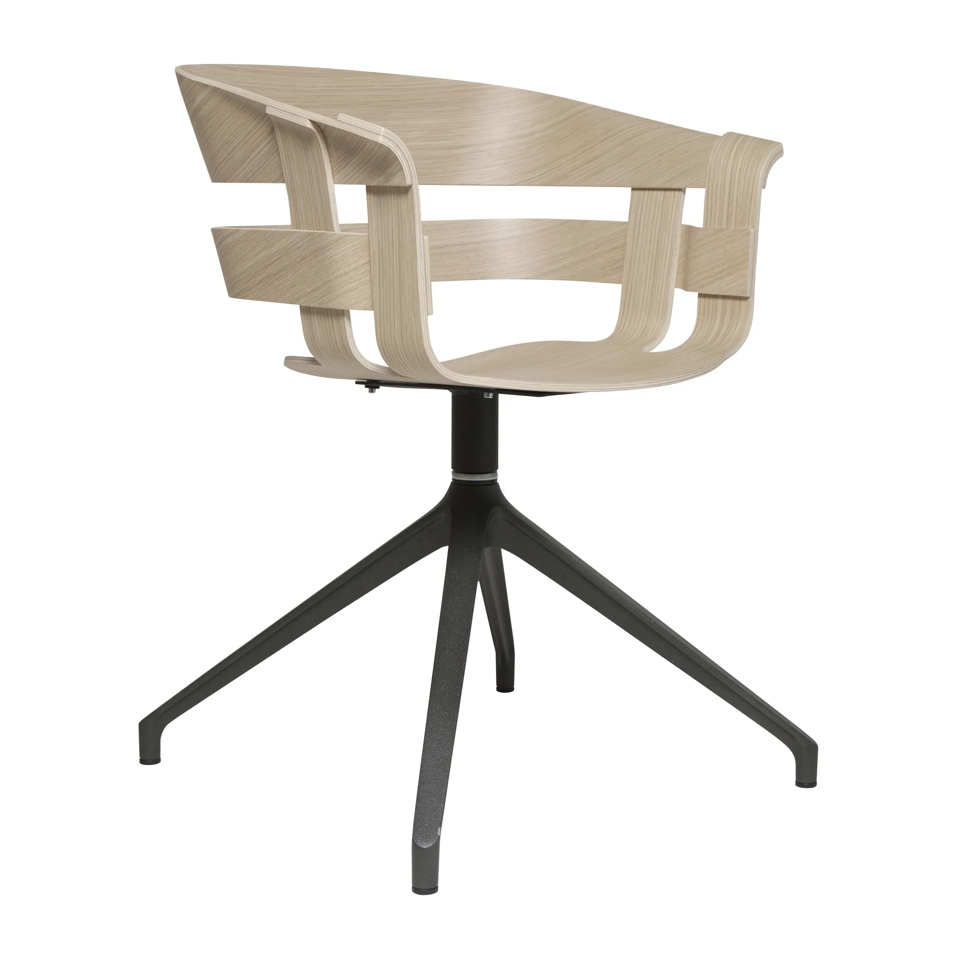 Wick Chair Bürostuhl, Eiche-graue Metallbeine Design House Stockholm