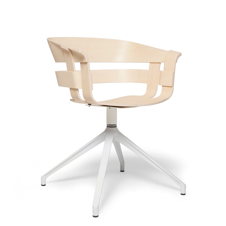 Wick Chair Bürostuhl - Esche-weiße Metallbeine - Design House Stockholm