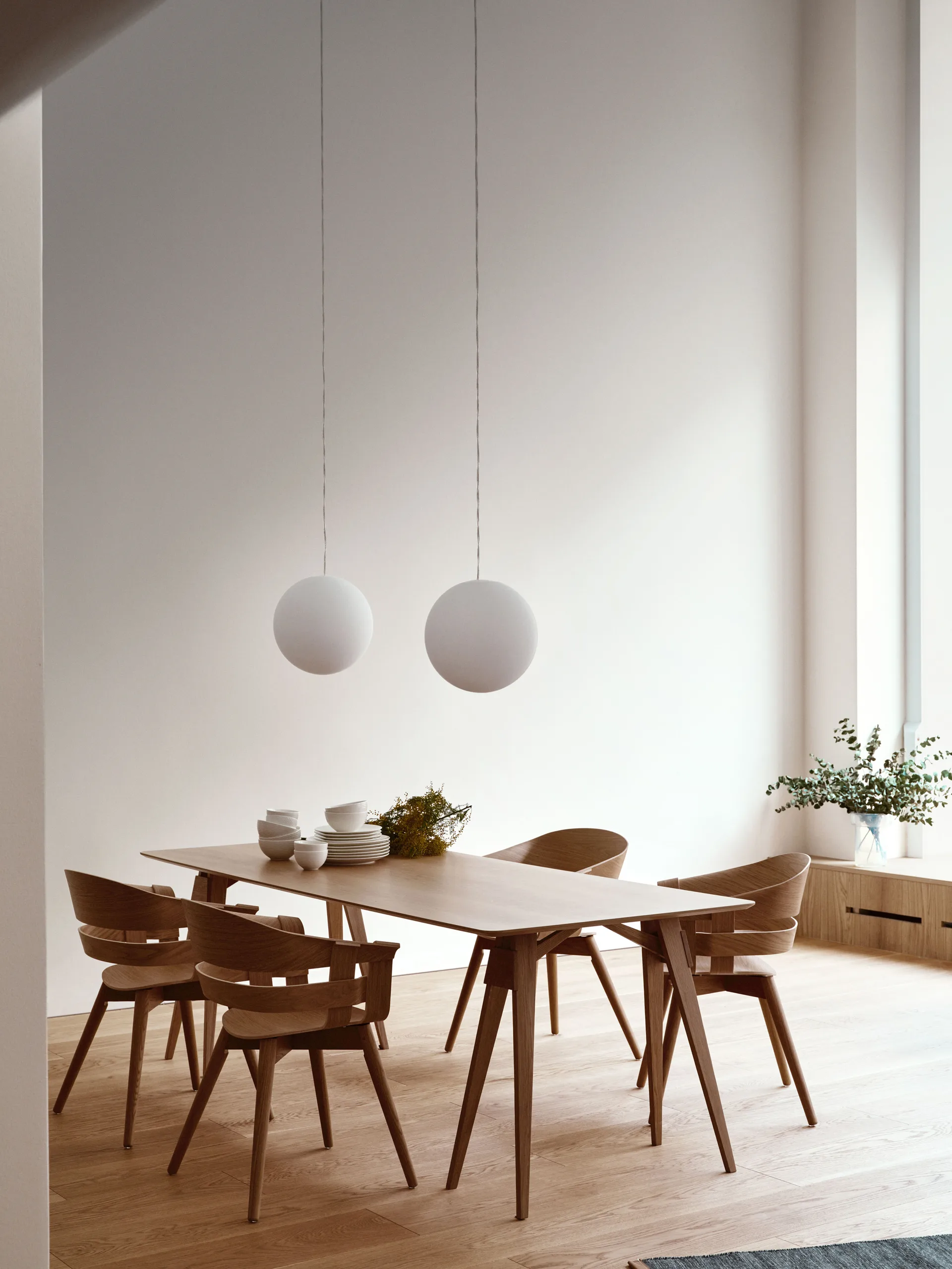 Wick Chair Stuhl, Eiche-Eichenbeine Design House Stockholm