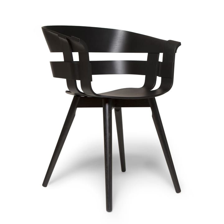 Wick Chair Stuhl - Schwarz-schwarze Eschenbeine - Design House Stockholm