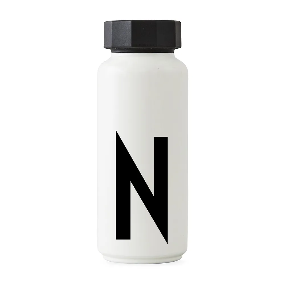 AJ Vintage Thermosflasche, N Design Letters