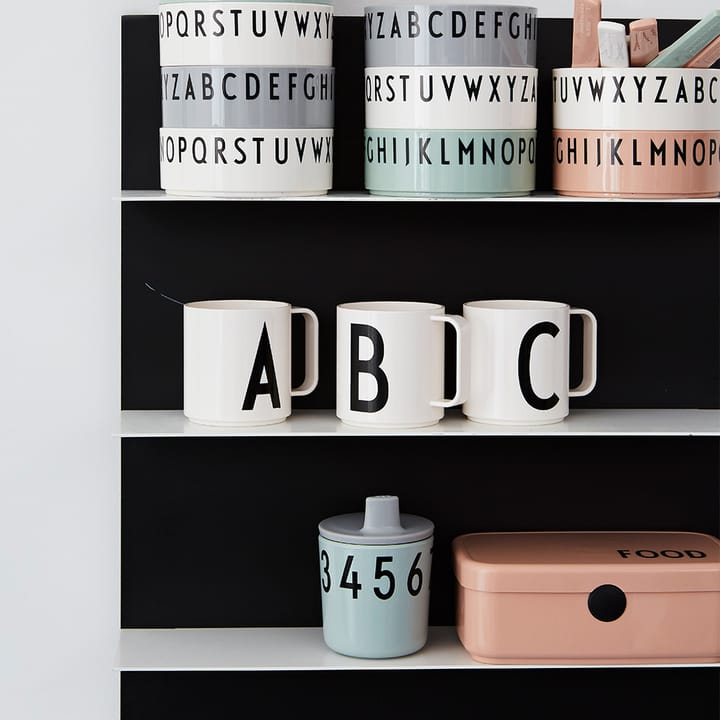 Breakfast Dinner Lunch Schale 3er Pack, Nude Design Letters