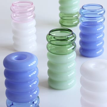 Bubble 2-in-1 Vase und Kerzenhalter 13,5 cm - Blue - Design Letters