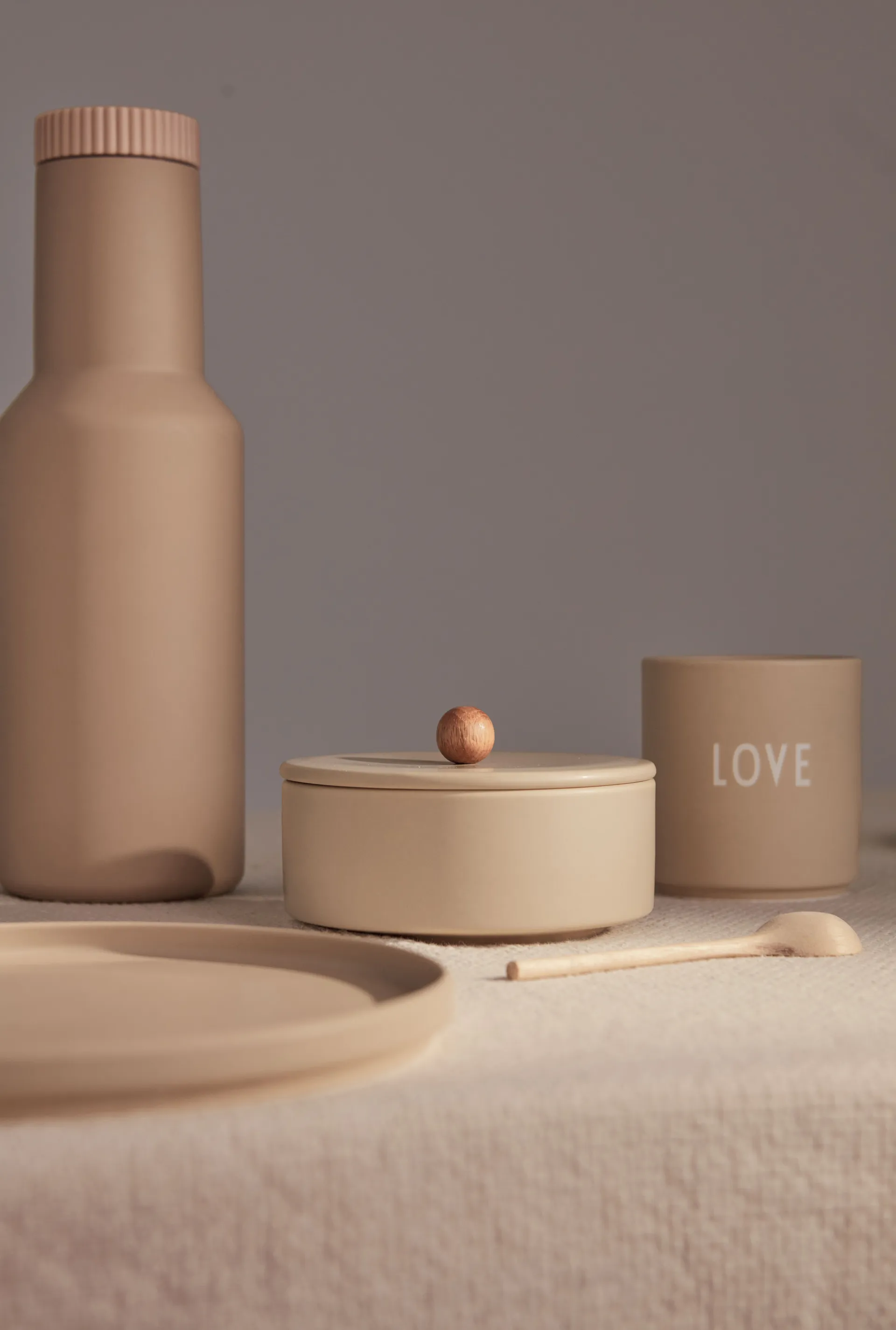 Design Letters Aufbewahrungsschale 25 cl, Beige Design Letters