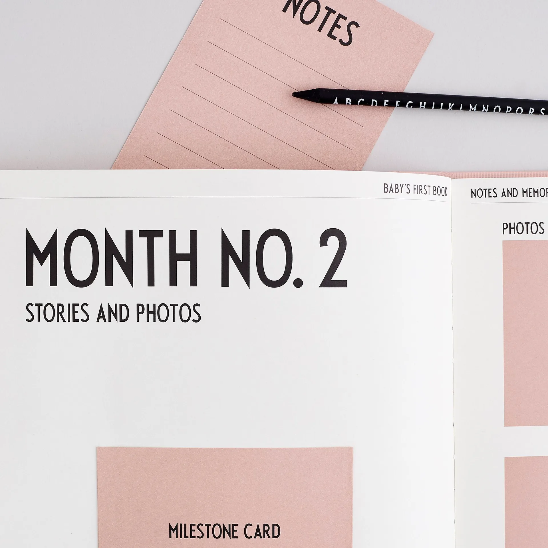 Design Letters Baby's First Book, Nude Design Letters