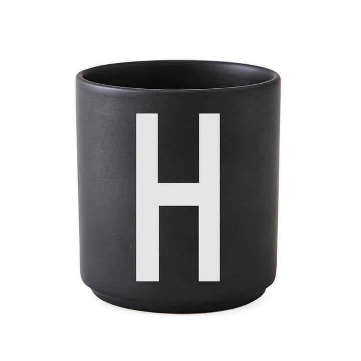 Design Letters Becher schwarz - H - Design Letters