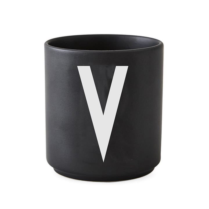 Design Letters Becher schwarz - V - Design Letters