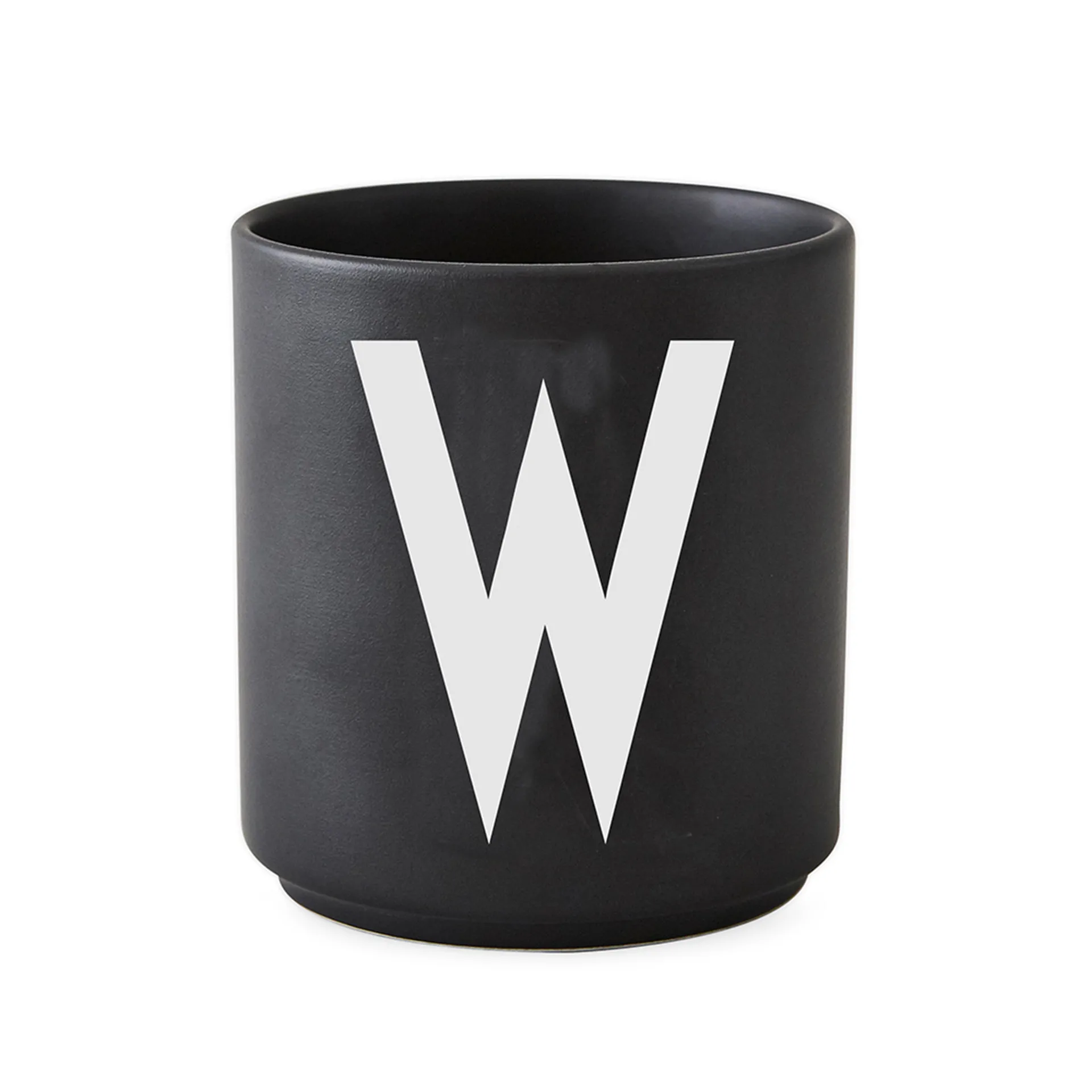 Design Letters Becher schwarz, W Design Letters