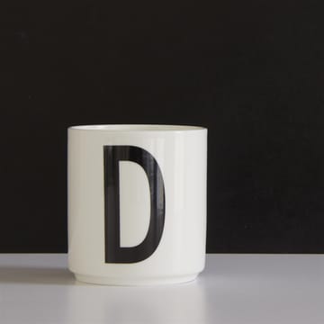 Design Letters Becher weiß - D - Design Letters