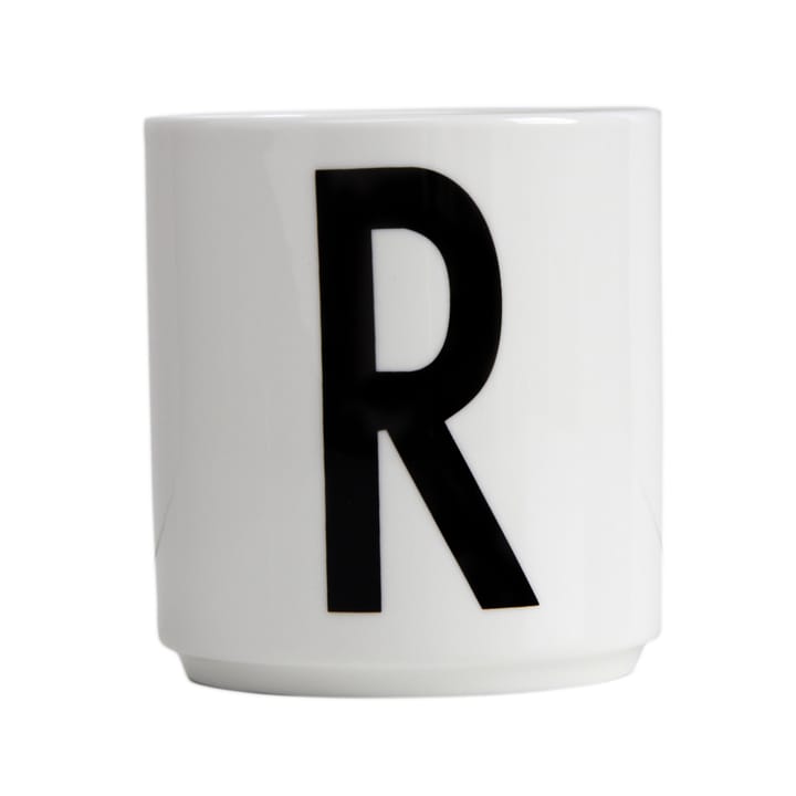 Design Letters Becher weiß - R - Design Letters