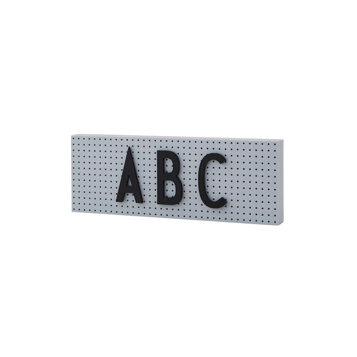 Design Letters Design Letters Buchstabentafel klein Grau