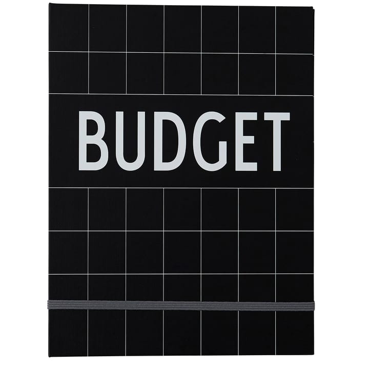 Design Letters Budget Buch - Schwarz - Design Letters