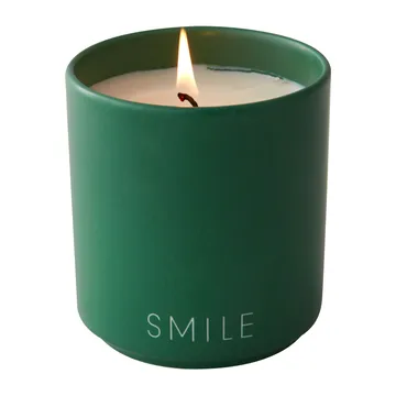 Design Letters Duftkerze Ø8cm - Smile-grass green - Design Letters