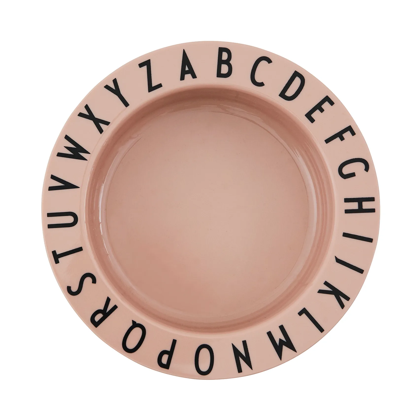 Design Letters Eat&Learn tiefer Teller, Nude Design Letters