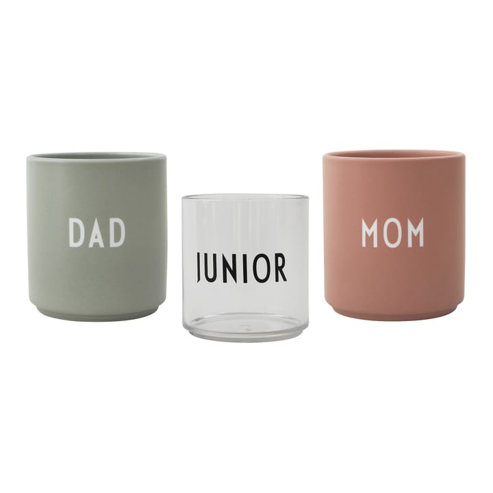 Design Letters Family Geschenkset, Nude-green Design Letters