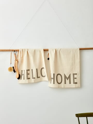 Design Letters Favorit Geschirrtuch 2-teilig - Hello-home-off white - Design Letters