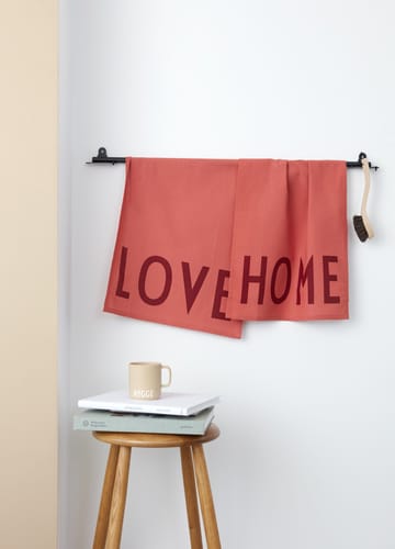 Design Letters Favorit Geschirrtuch 2-teilig - Love-home-terracotta - Design Letters