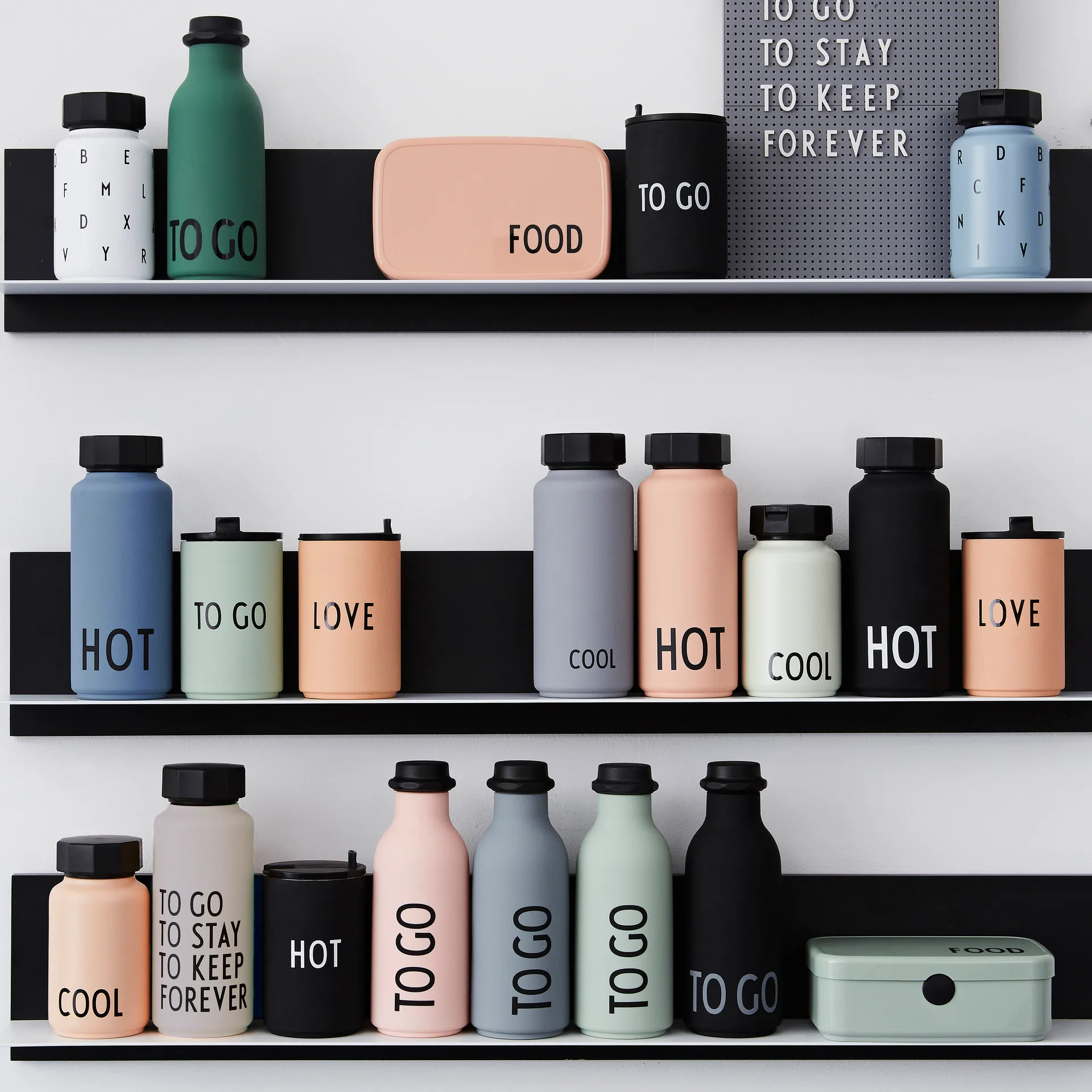 Design Letters food Lunchbox, Nude Design Letters