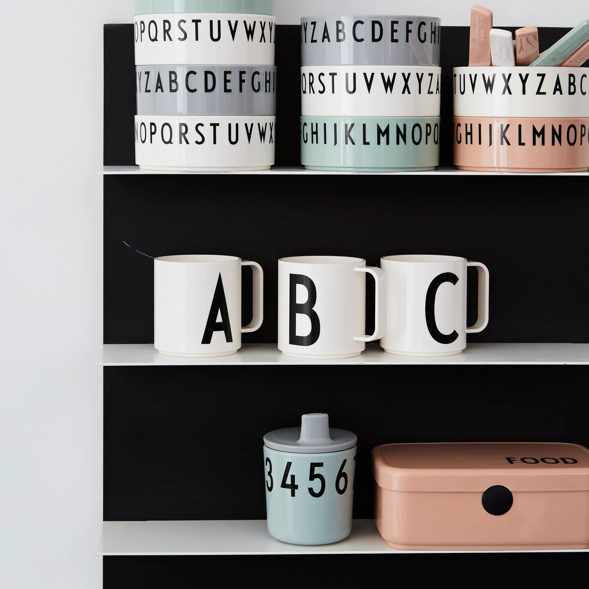 Design Letters food Lunchbox, Nude Design Letters