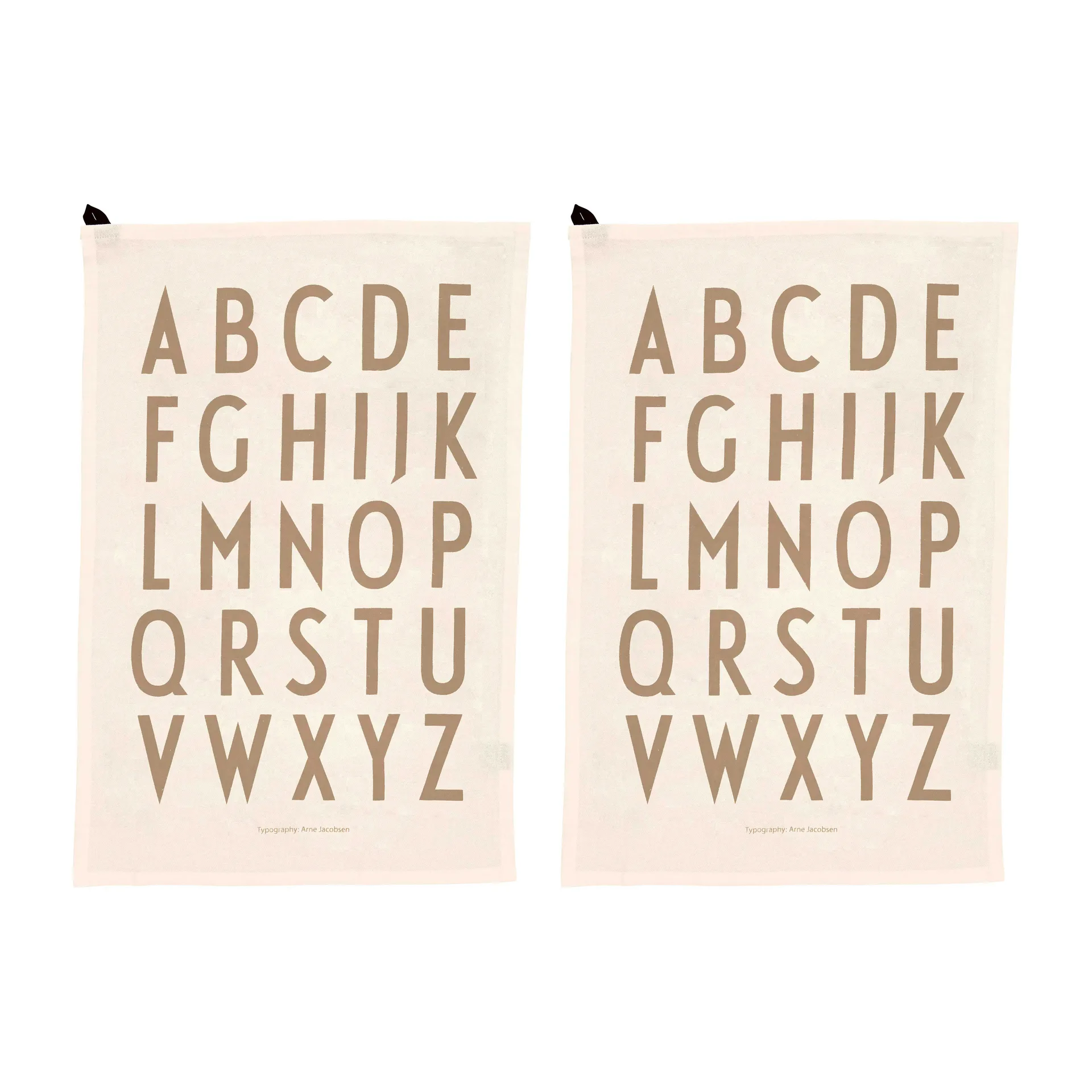 Design Letters Geschirrtuch 40 x 60cm 2er Pack, Off white Design Letters