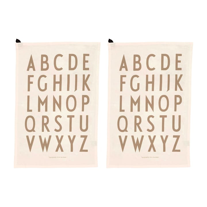Design Letters Geschirrtuch 40 x 60cm 2er Pack - Off white - Design Letters