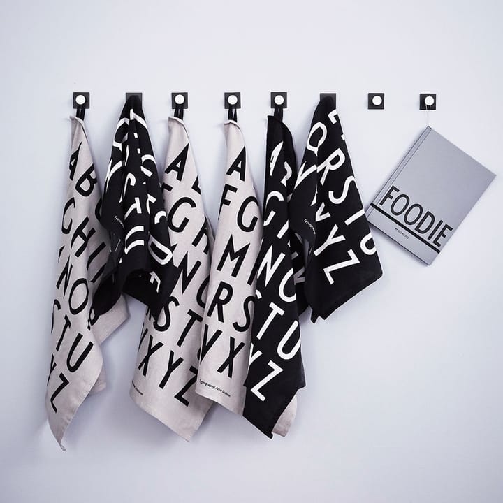 Design Letters Geschirrtuch 40 x 60cm 2er Pack - Schwarz - Design Letters