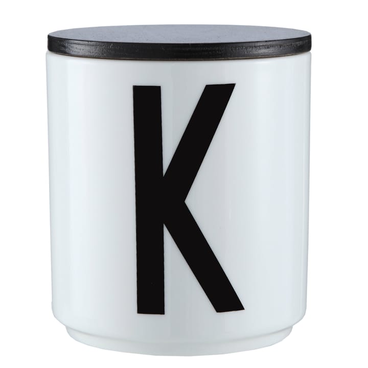 Design Letters Holzdeckel, Schwarz Design Letters