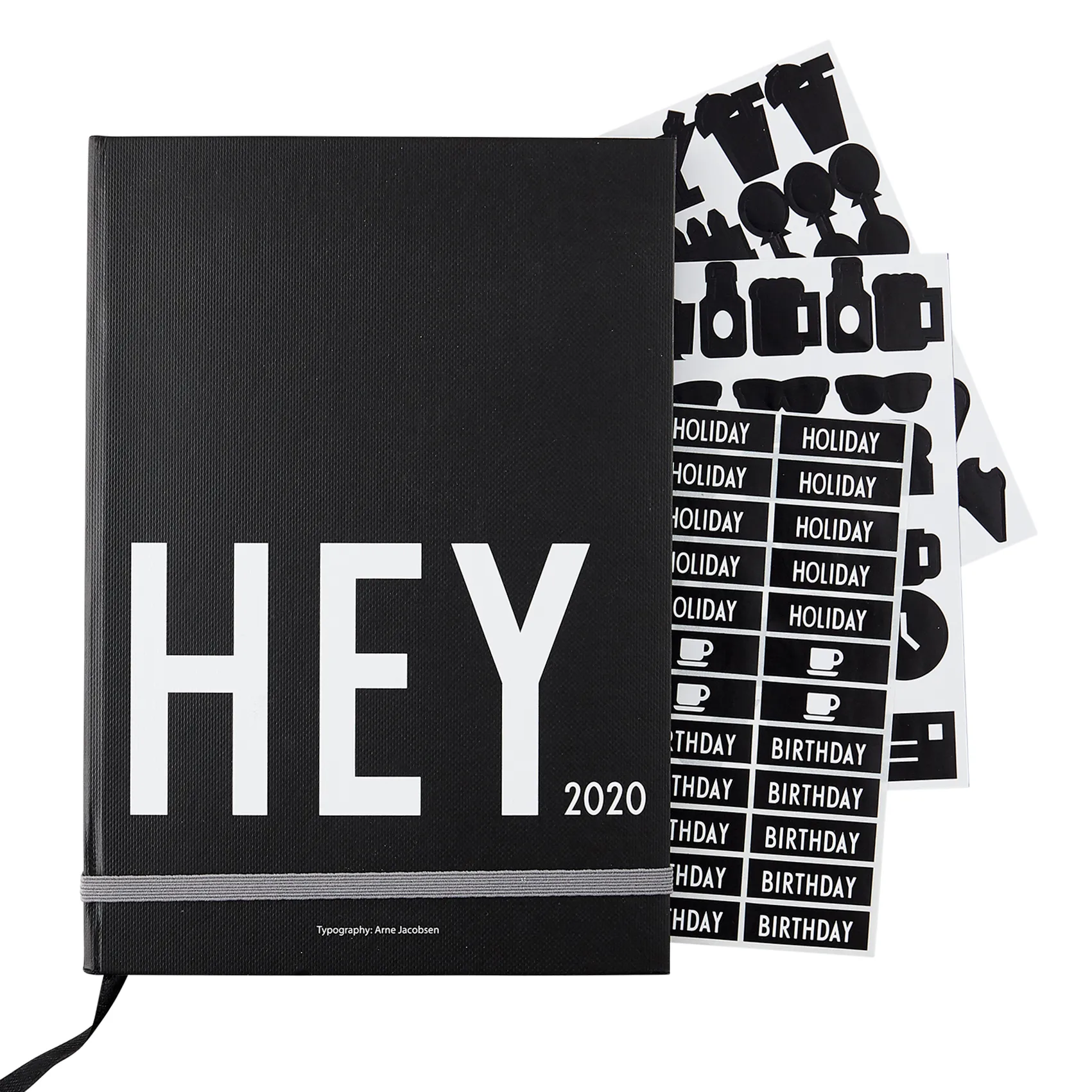 Design Letters Kalender 2020, Schwarz Design Letters